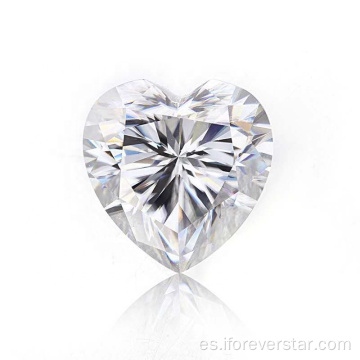 Def Ex-VG GRA 1 CARAT Corazón suelto Diamante Moissanite
